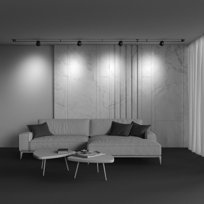 Трековый светильник Maytoni Cup Parity TR124B-12W4K-M-B 48V 4000K 12Вт черный (tr124b-12w4k-m-b)