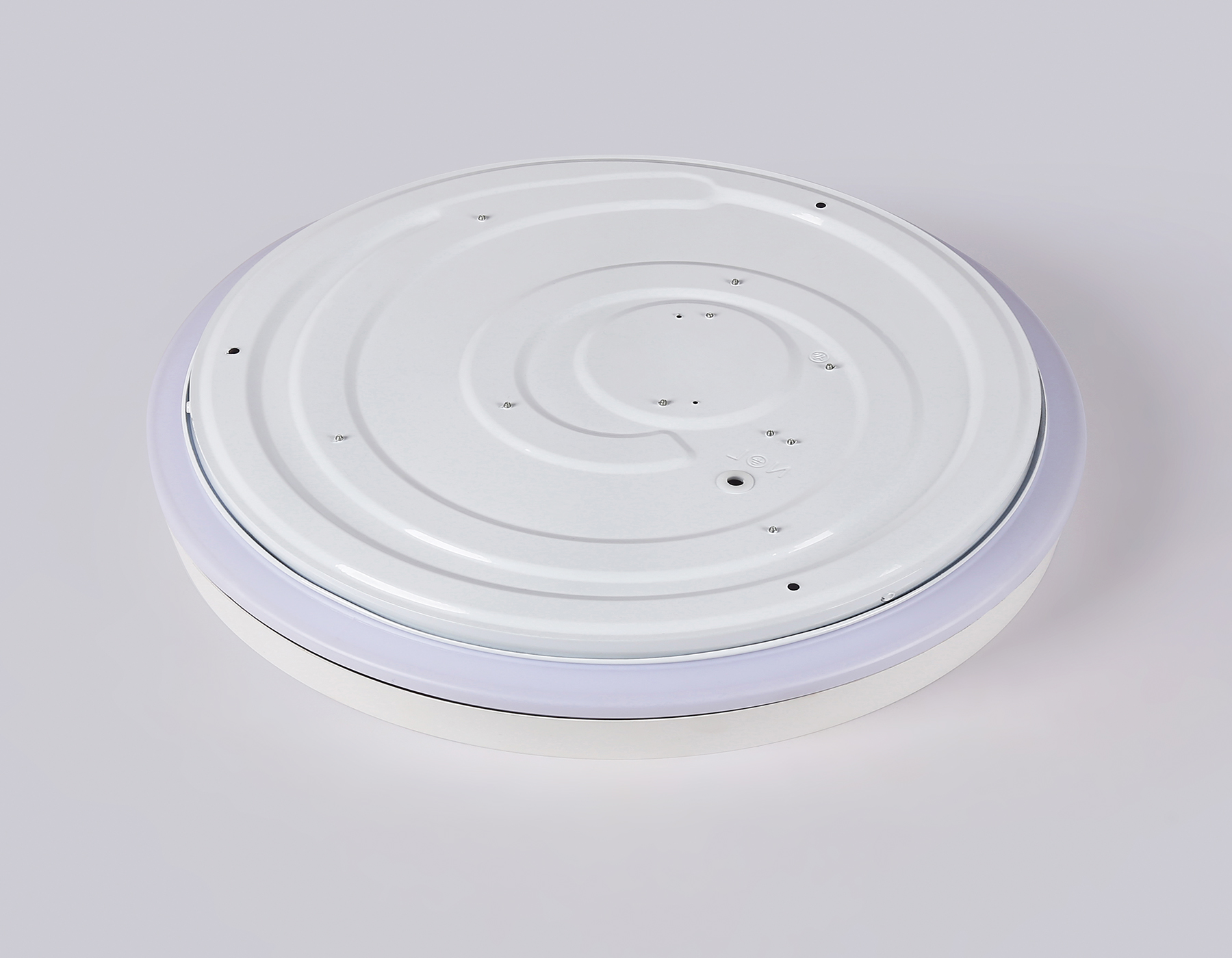 Светодиодный светильник RGB с пультом управления FZ607 WH/GD белый/золото IP20 66W 3000K-6500K+RGB D490*85 (ПДУ ИК)