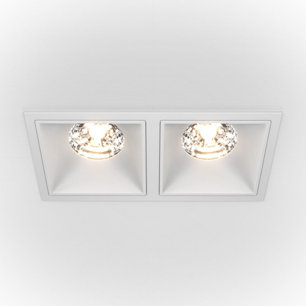 Встраиваемый светильник Alfa LED 3000K 2x15Вт 36 Dim Triac Maytoni Technical DL043-02-15W3K-D-SQ-W (dl043-02-15w3k-d-sq-w)
