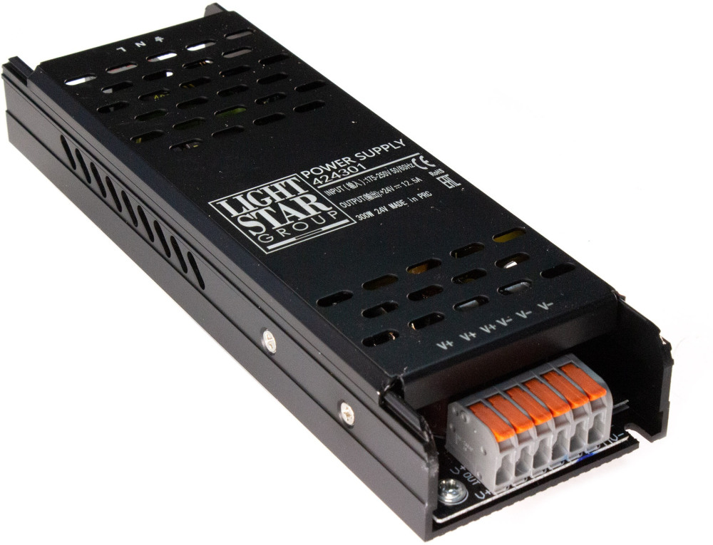 Блок питания 24V для светодиодной ленты 300W Lightstar 424301 (424301)