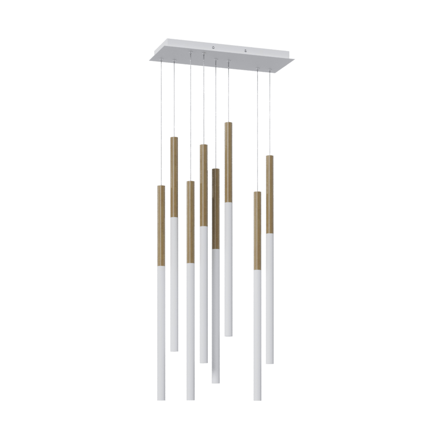 Подвесной светодиодный светильник HL012-8 Wooden 300 White (11374)