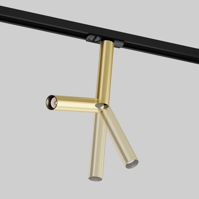 Трековый светильник однофазный 220V 6W Maytoni Focus T TR142-1-6W3K-BS (tr142-1-6w3k-bs)