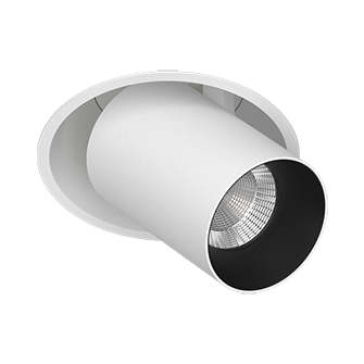 Встраиваемый поворотный светодиодный светильник EVA DANNY MINI White-Black TRIAC 4000K (10679)