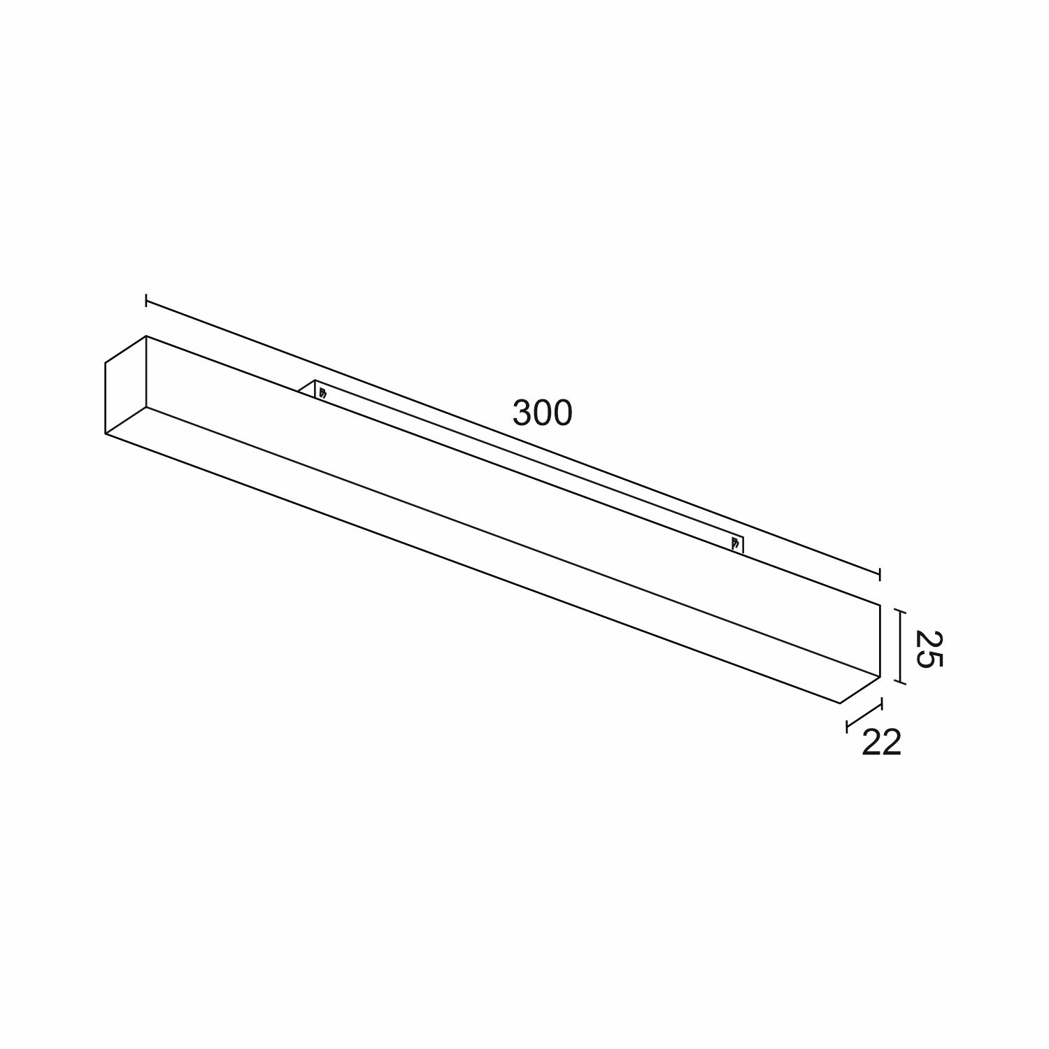 Светодиодный светильник для магнитной системы Ledron Nero Zigbee 30 White (10364)