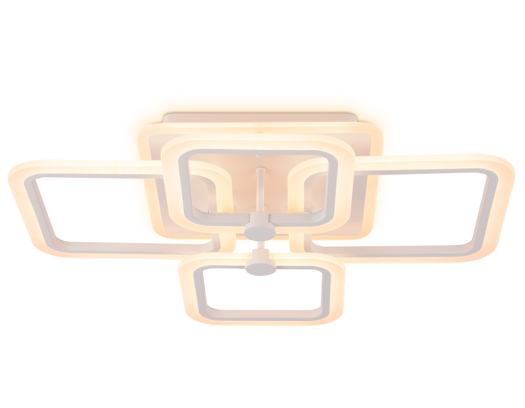 Потолочный светодиодный светильник с пультом FA533/2+2 WH белый 105W 770*540*120 (ПДУ РАДИО 2.4)
