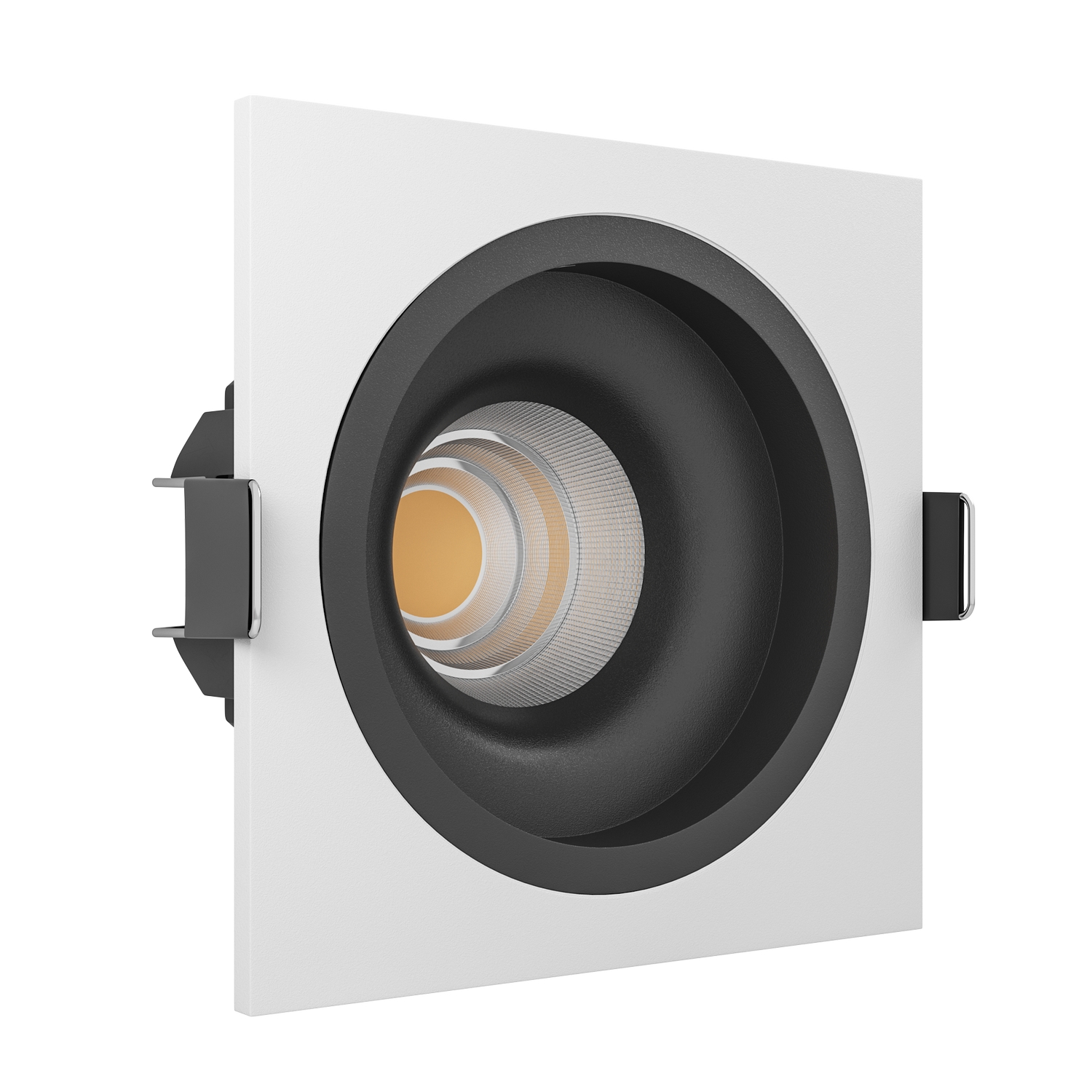 Встраиваемый светодиодный светильник LEVEL SQ White-Black TRIAC 4000K (10655)