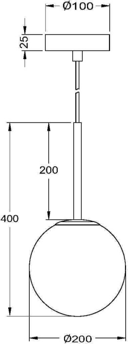 Подвесной светильник Basic form MOD321PL-01B1 (mod321pl-01b1)