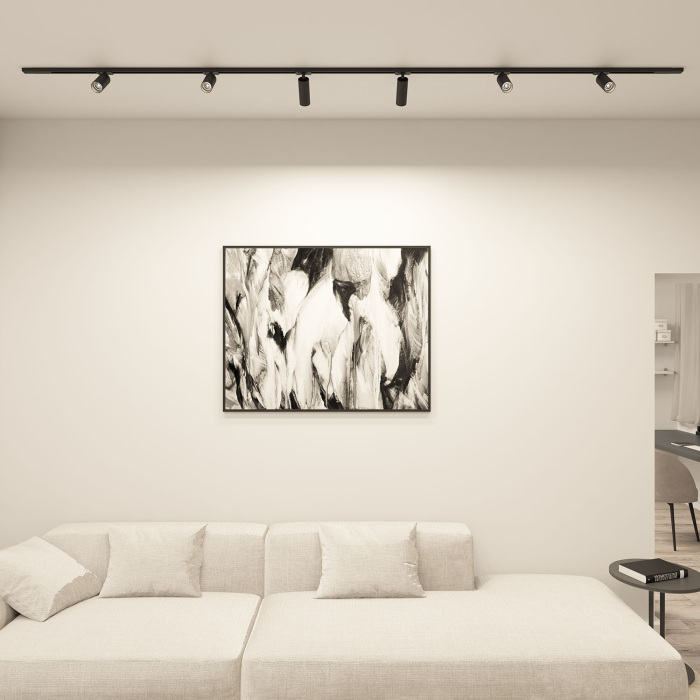 Трековый светильник однофазный Denkirs Scope DK6060-BK (dk6060-bk)