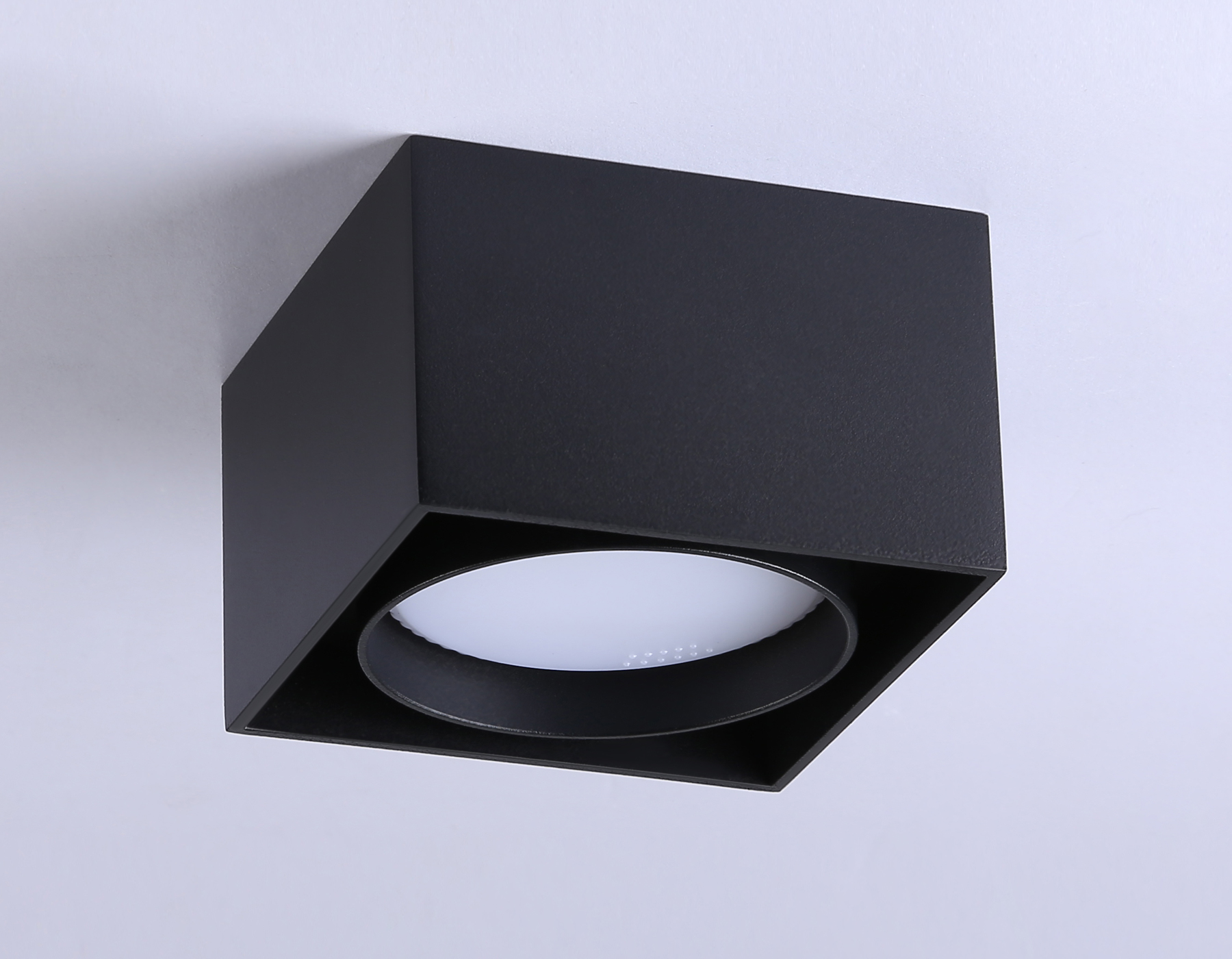 Накладной точечный светильник GX53 TN70866 BK черный GX53 max 12W 95*95*62