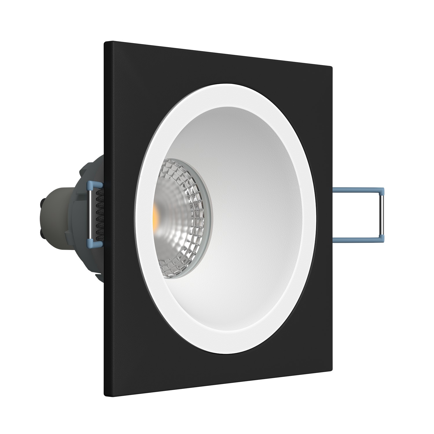 Встраиваемый светильник под сменную лампу Ledron AO1501009 SQ Black-White (2409)