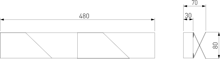 Настенный светильник Snip 40116LED (a058287)