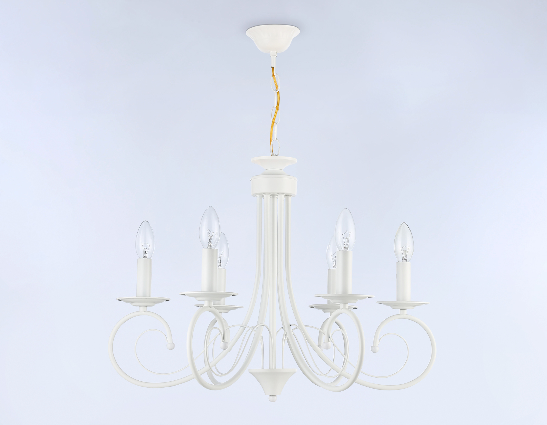 Подвесная люстра TR9611/6 WH белый E14/6 max 40W D560*650