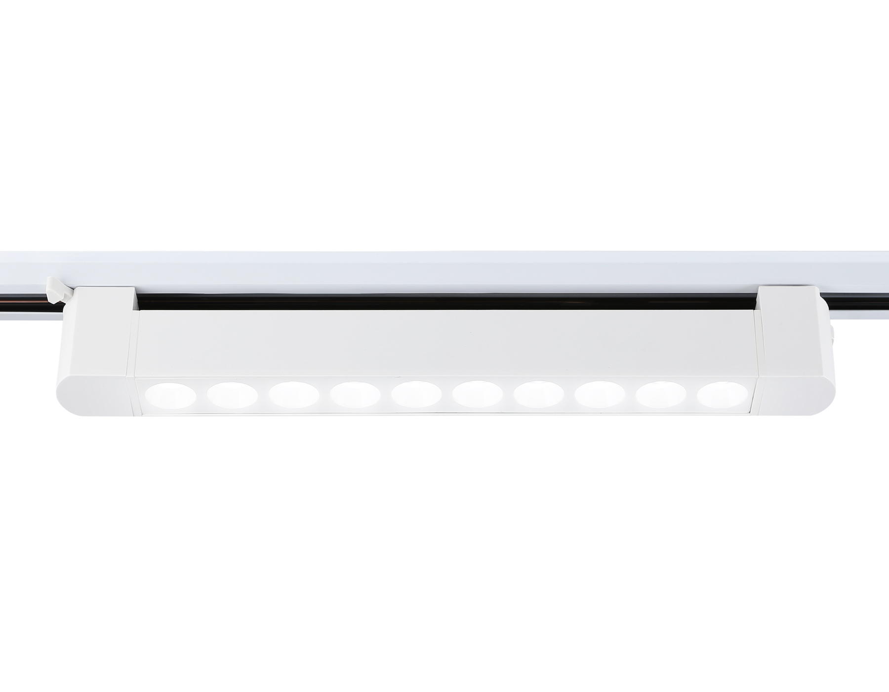 Трековый однофазный светодиодный светильник GL6706 WH белый IP20 20W 4200K 24° 323*35*57