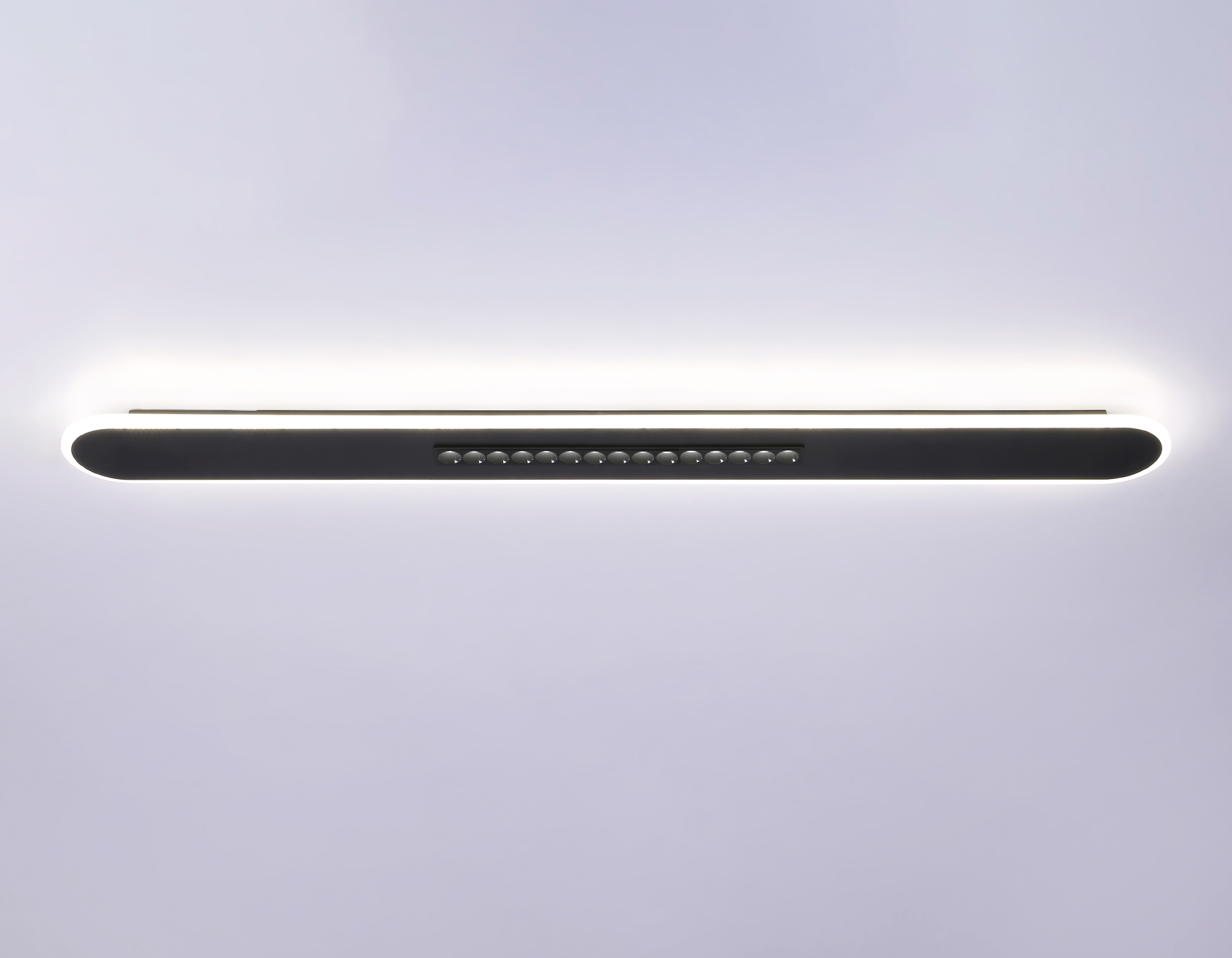 Потолочный светодиодный светильник FL51448 BK черный 70W 3000K-6400K+4200K 1200*125*40 (Без ПДУ)