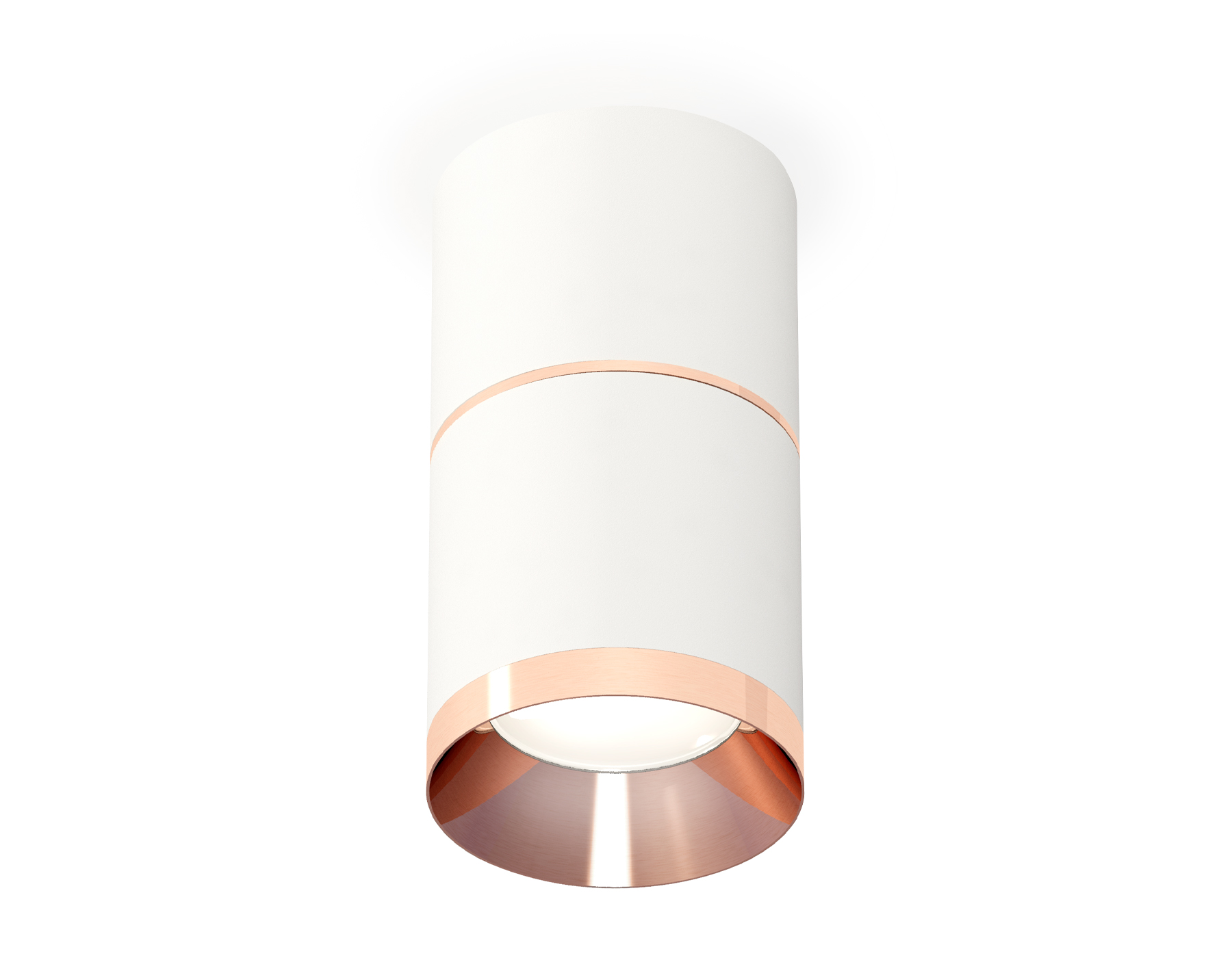 Комплект накладного светильника XS7401221 SWH/PPG белый песок/золото розовое полированное MR16 GU5.3 (C7401, A2073, C7401, N7035)