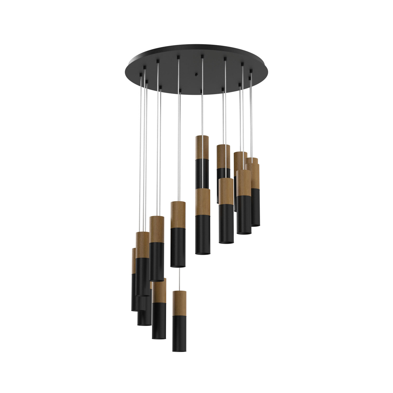 Подвесной светодиодный светильник Ledron SLC7391PB15 Black TRIAC (10264)