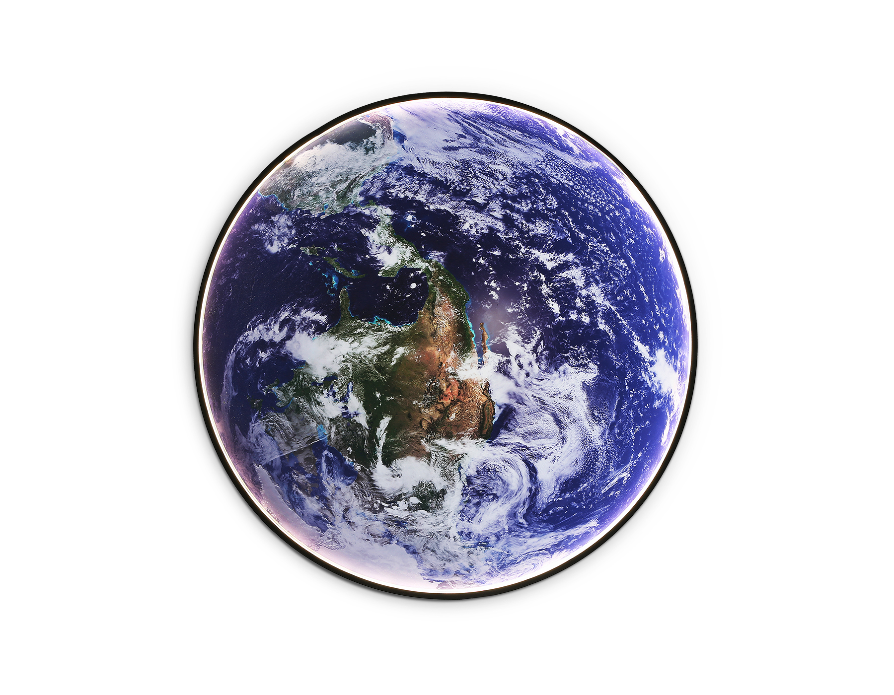 Настенно-потолочный светодиодный светильник FW11131 BK черный 15W LED 3000-6400K D240*38