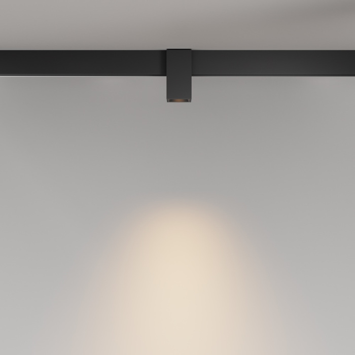 Трековый светильник магнитный 48V Maytoni Alfa TR121-2-7W3K-B (tr121-2-7w3k-b)