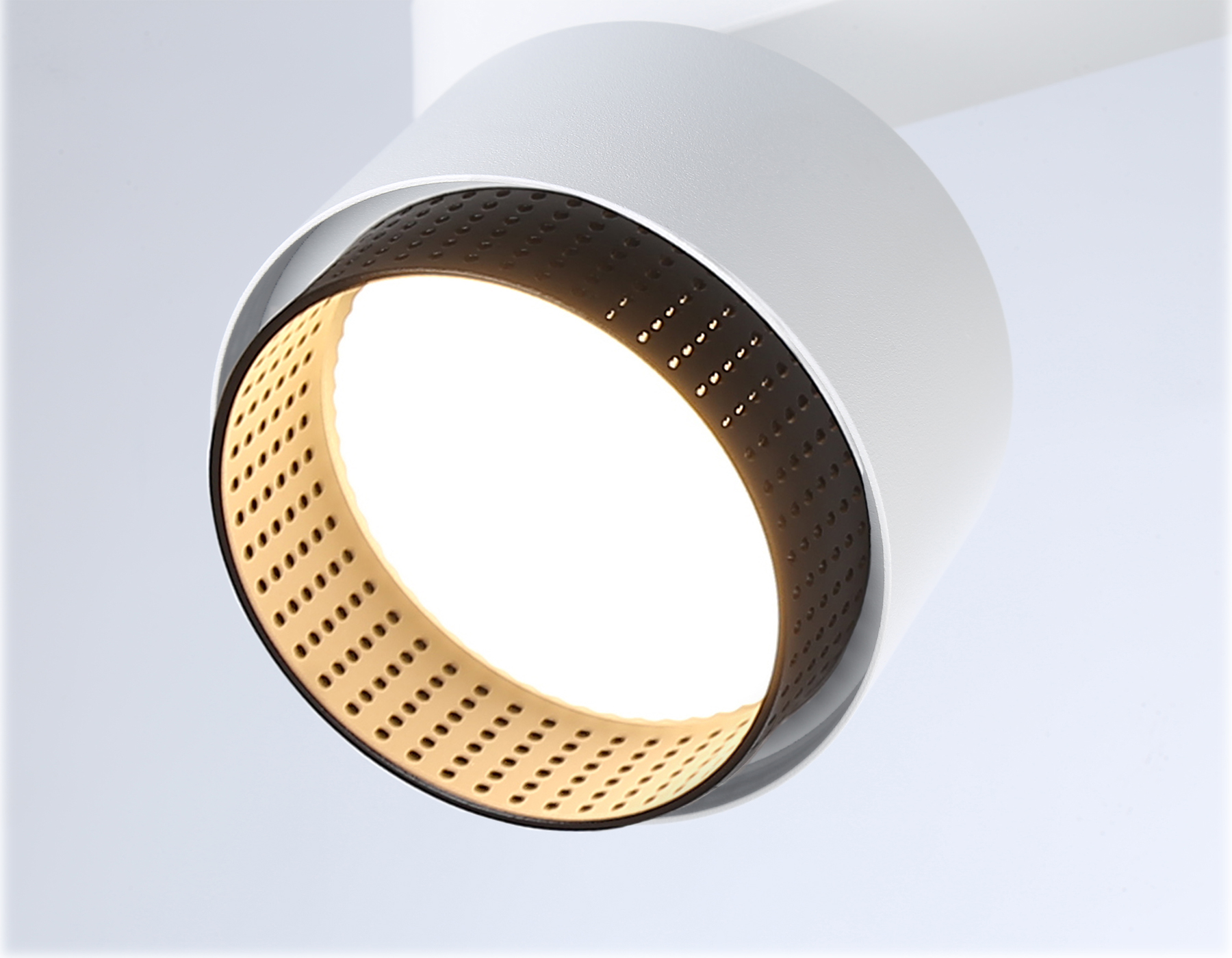 Настенно-потолочный поворотный спот со сменной лампой GX53 TN71285/2 WH/BK белый/черный GX53/2 max 12W 270*95*137