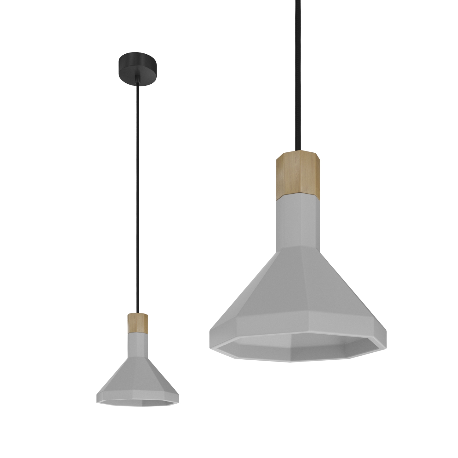 Подвесной накладной светильник Ledron SCOPE C Wood 55 (4949)