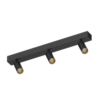 Накладной поворотный светодиодный светильник Ledron SAGITONY E3 S40 Dim Black-Gold 4000K (11147)