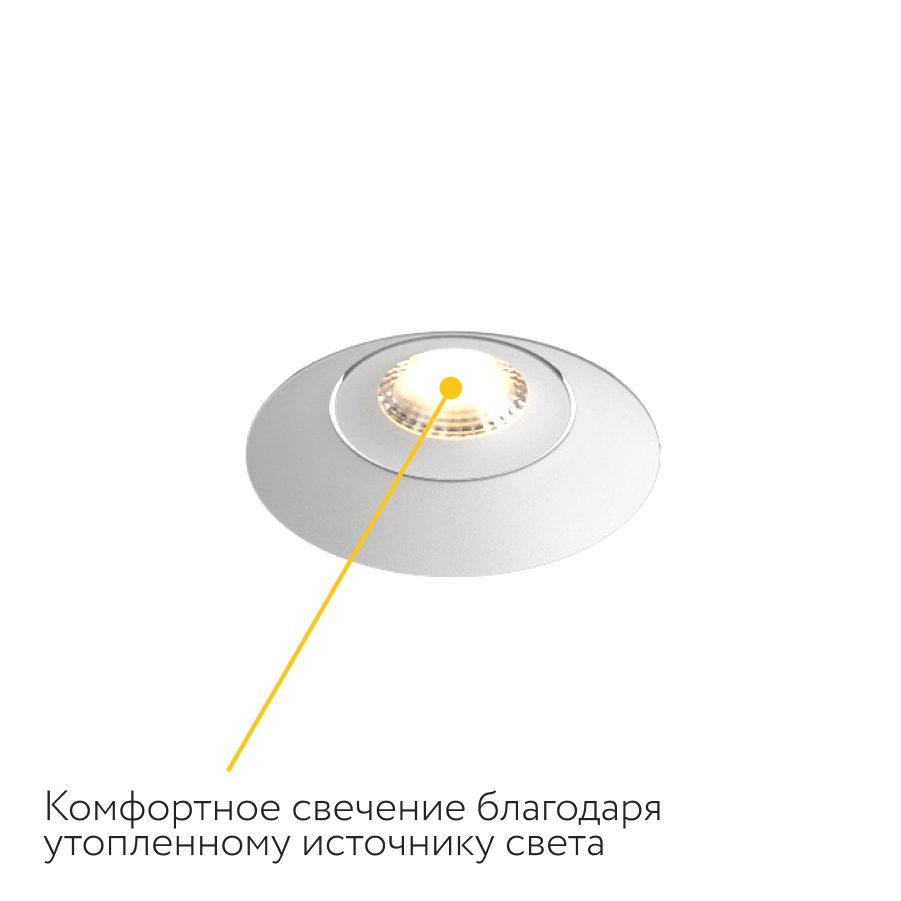 Встраиваемый поворотный светодиодный светильник Ledron LH1501136 (2481)