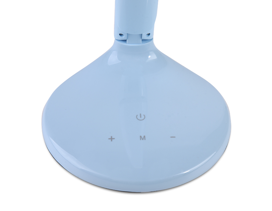 Настольная светодиодная лампа с ночником DE550 BL голубой LED 3000-6400K 8W