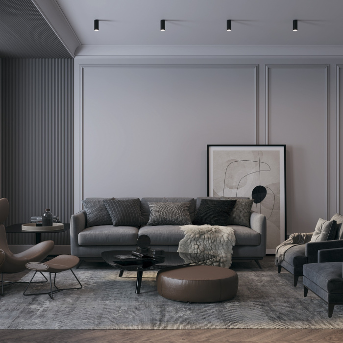 Накладной потолочный светильник FOCUS S GU10 1x10Вт Maytoni Technical C052CL-01B (c052cl-01b)