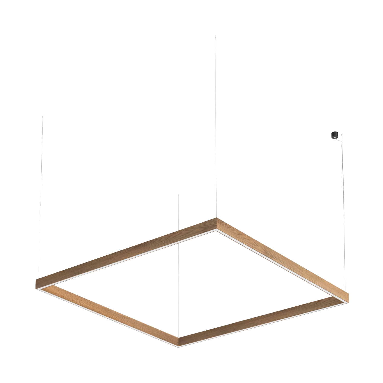 Подвесной светодиодный светильник Ledron KVADRO HL 2025 Black 4000K (4721)