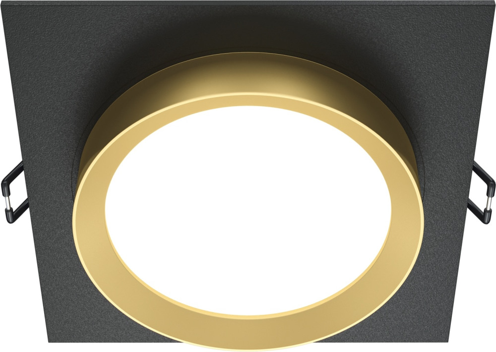 Встраиваемый светильник Hoop GX53 1x15Вт Maytoni Technical DL086-GX53-SQ-BG (dl086-gx53-sq-bg)