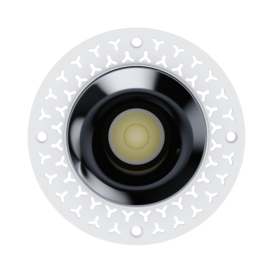 Встраиваемый светодиодный светильник под шпаклевку Starship Grey 12W Zigbee (11086)