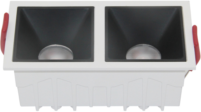 Встраиваемый светильник Alfa LED 3000K 2x10Вт 36 Dim Triac Maytoni Technical DL043-02-10W3K-D-SQ-WB (dl043-02-10w3k-d-sq-wb)