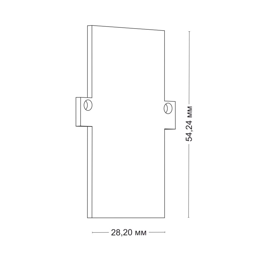 Заглушка для магнитной системы АВД-7715-Z Black (9979)