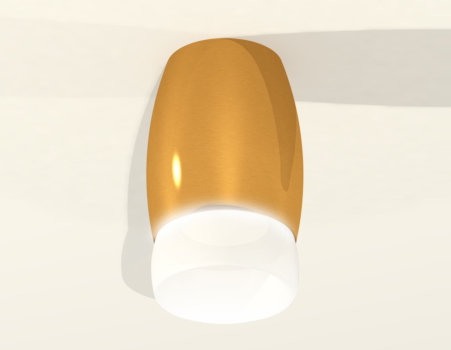 Комплект накладного светильника с акрилом XS1125023 PYG/FR золото желтое полированное/белый матовый MR16 GU5.3 (C1125, N7177)