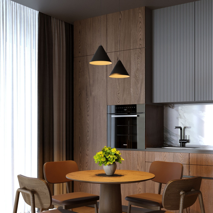 Подвесной светильник Elektrostandard Conus 50316 LED 13W 3000K черный (a069334)