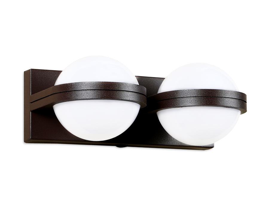 Настенный светодиодный светильник с выключателем FW559/2 SCF кофе песок LED 3000K 10W 240*80*138