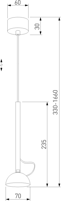 Подвесной светильник Elektrostandard Join 50313 LED 7W 3000K латунь (a068619)