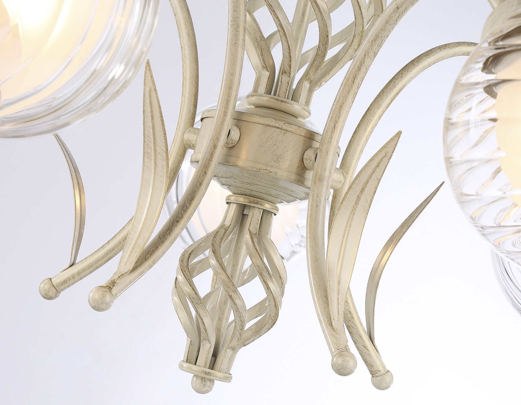 Подвесная люстра TR3066/5 WH/GD белый/золото E27*5 max 40W D590*340