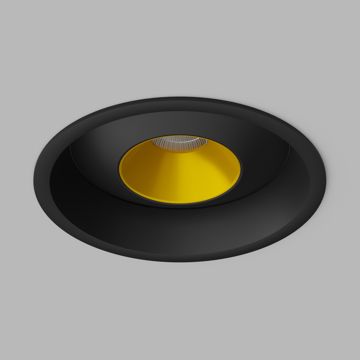 Встраиваемый поворотный светодиодный светильник Ledron KRIS IN Black-Gold (2225)