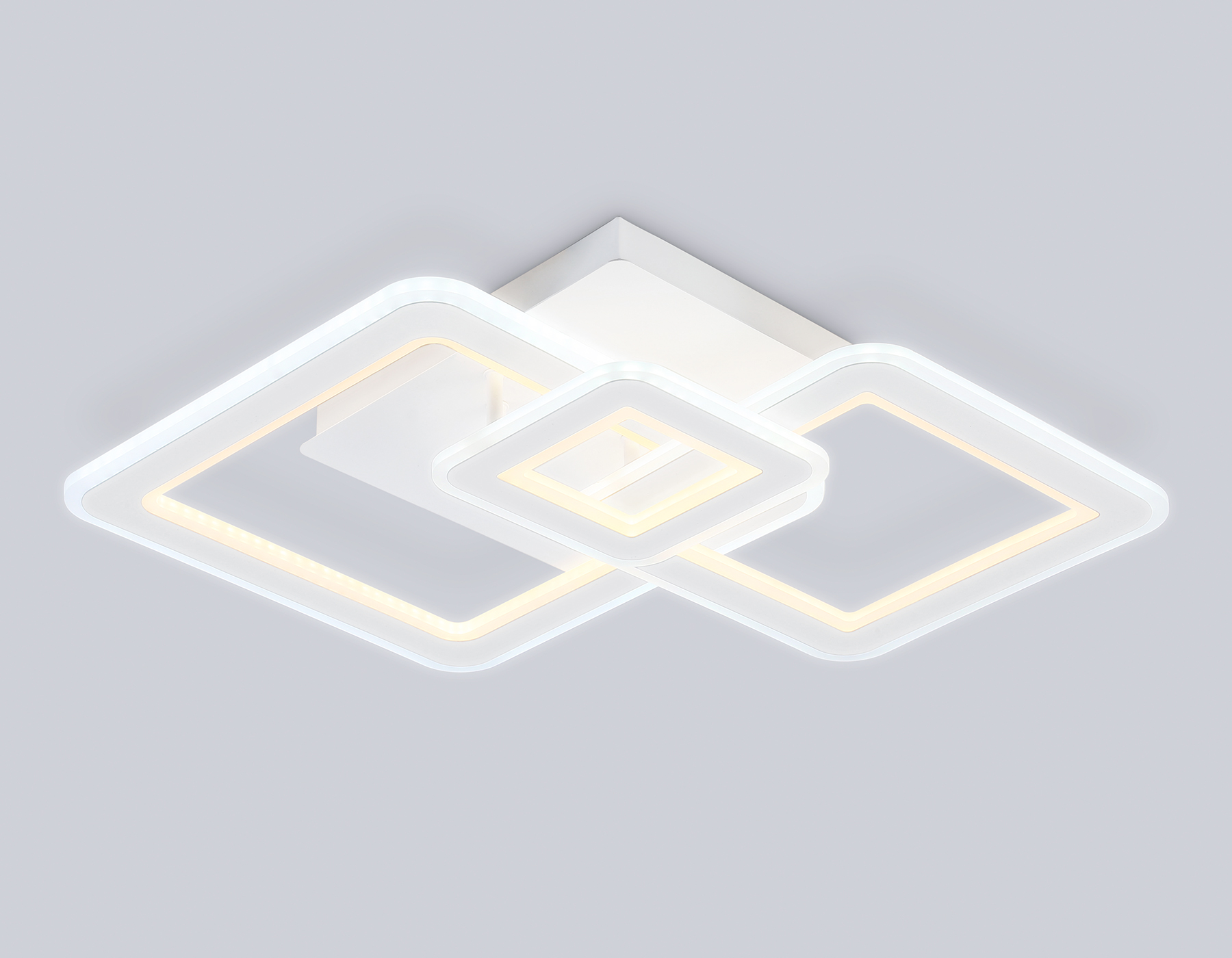 Потолочный светодиодный светильник с пультом FA862 WH белый 79W 505*470*95 (ПДУ РАДИО 2.4)