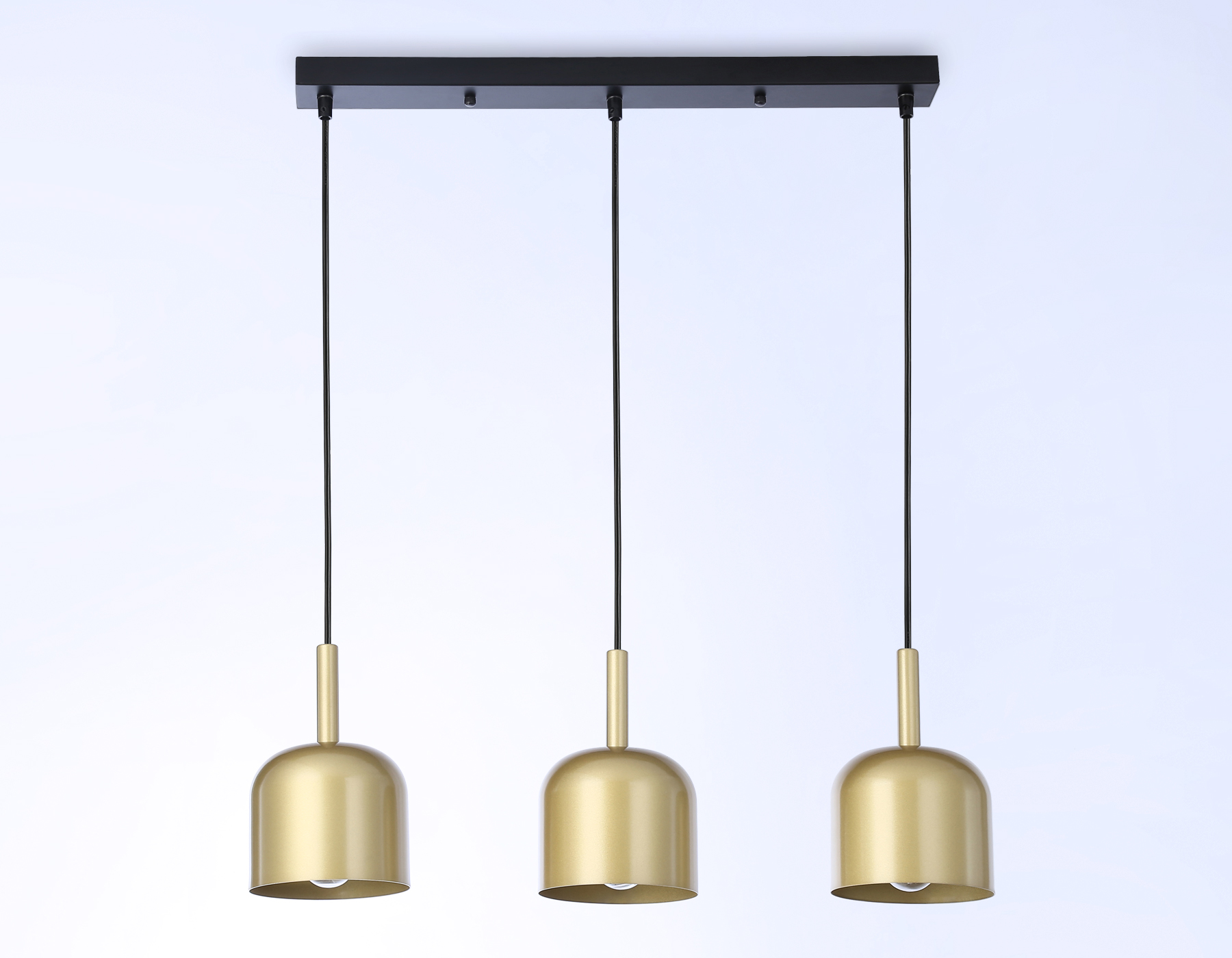 Светильник подвесной TR97118/3 GD/BK золото/черный E27*3 max 40W D130*113*1200