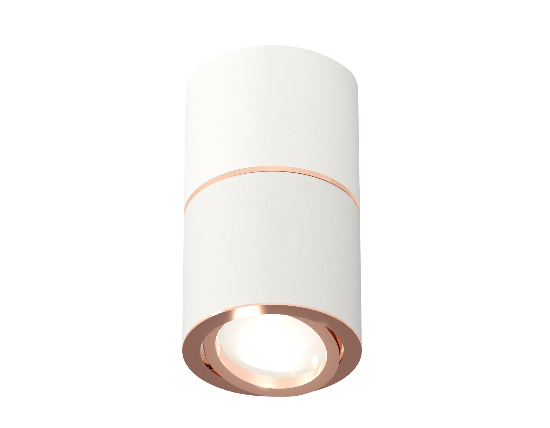 Комплект накладного поворотного светильника XS7401220 SWH/PPG белый песок/золото розовое полированное MR16 GU5.3 (C7401, A2073, C7401, N7005)