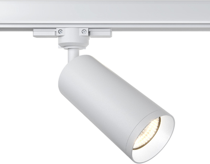 Трековый светильник Focus Trinity GU10 50Вт трехфазный Maytoni Technical TR028-3-GU10-W (tr028-3-gu10-w)