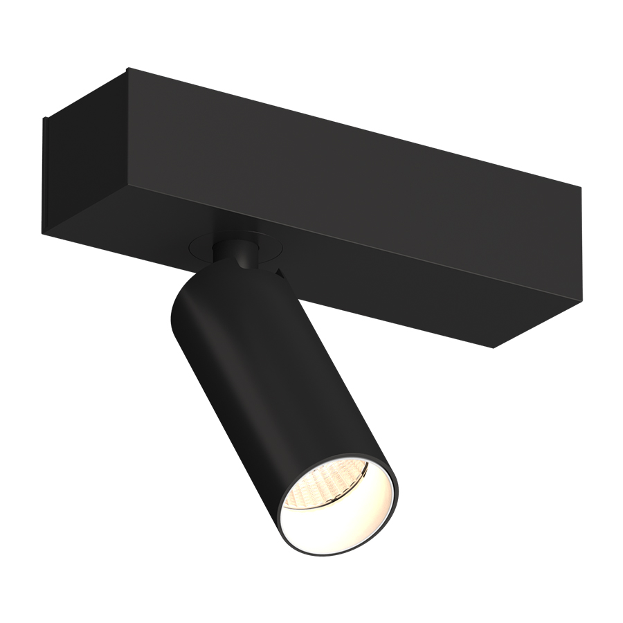 Накладной поворотный светодиодный светильник Ledron SAGITONY E S40 Black-White 4000K (11134)