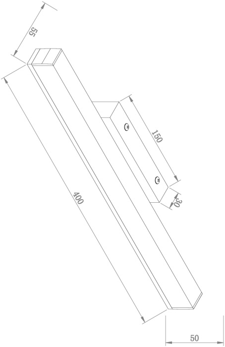 Подсветка для картин светодиодный Fichte MIR012WL-L9W4K (mir012wl-l9w4k)