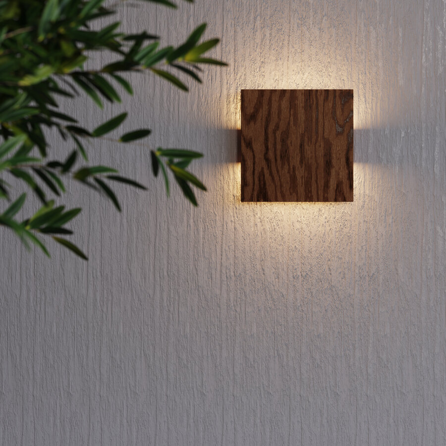 Встраиваемый светодиодный светильник для стен и ступеней Ledron ODL043 Wooden (4539)
