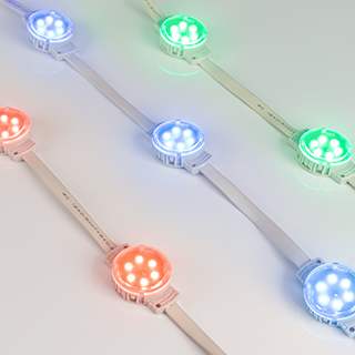 Модуль управляемый SPI-F6-D40 24V RGB-RAM-Auto (1.25W, IP68, 120 deg) (Arlight, Пластик, 3 года) 036828