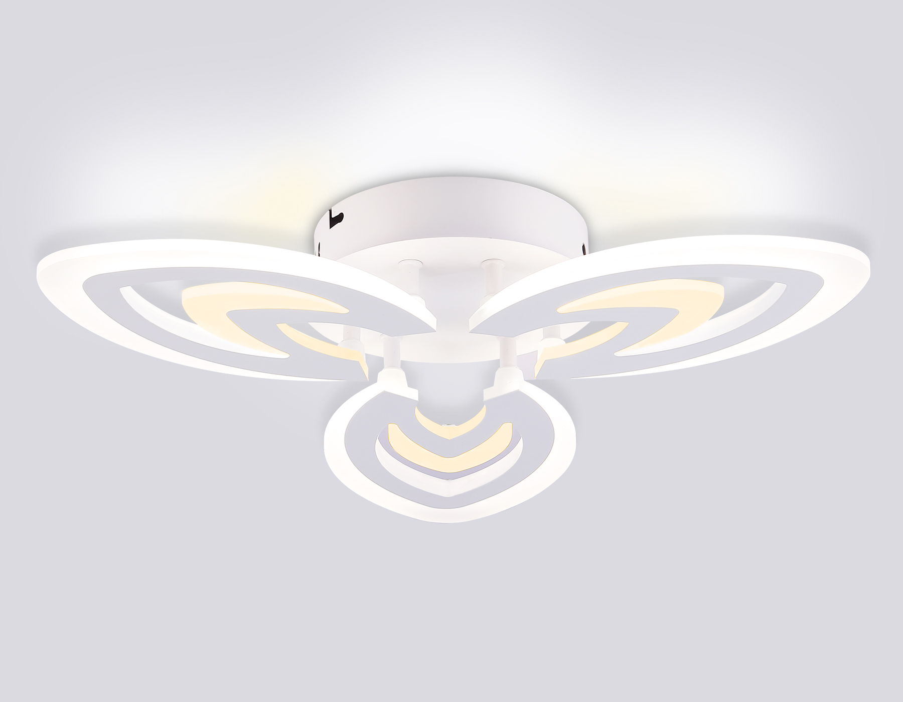 Потолочный светодиодный светильник с пультом FA4545/3 WH белый 3000K-6400K 38W 425*385*75 (ПДУ ИК)