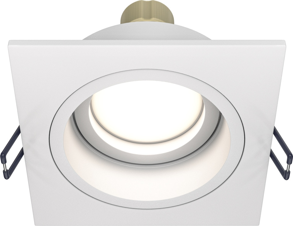 Встраиваемый светильник Atom GU10 1x50Вт Maytoni Technical DL026-2-01W (dl026-2-01w)