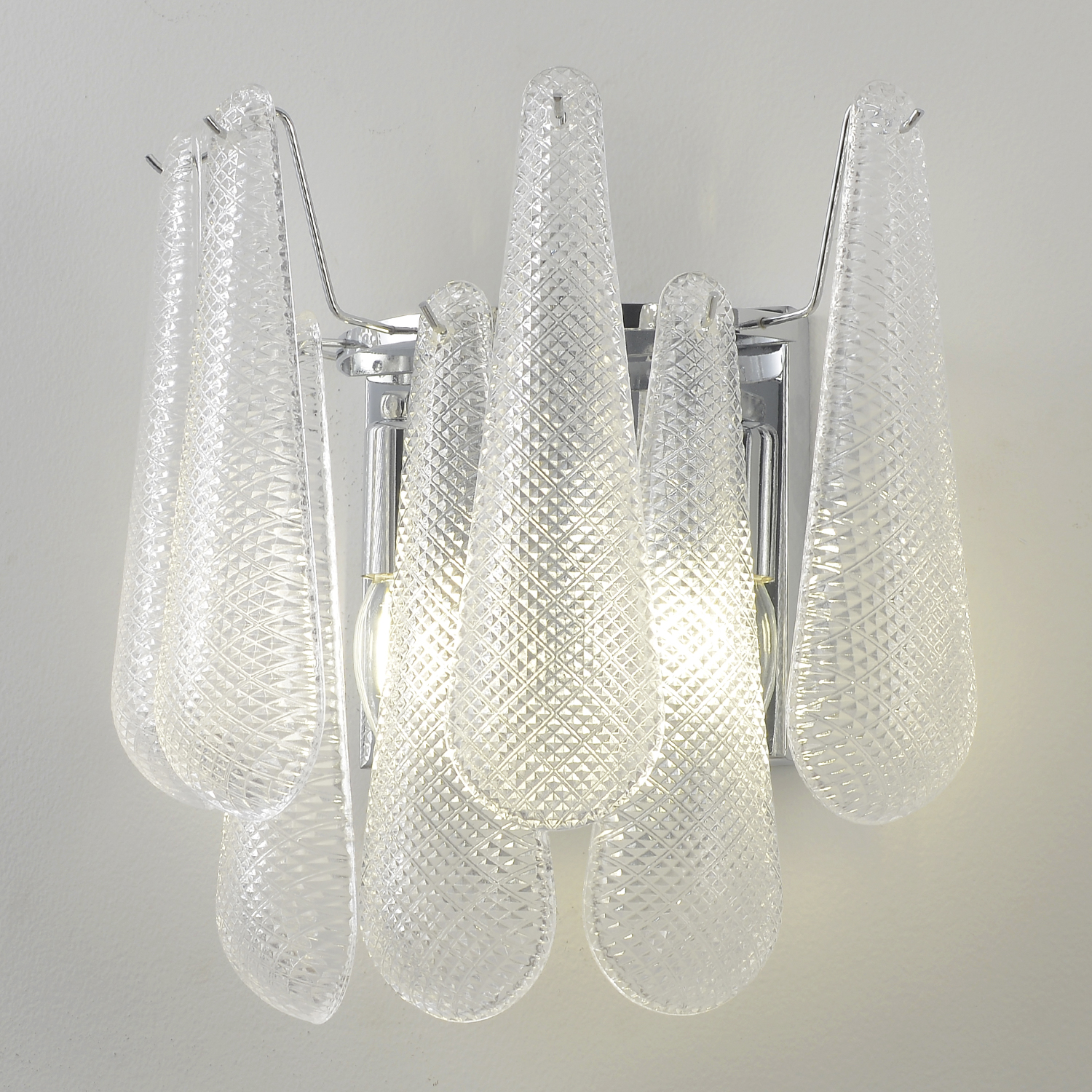 Люстра Crystal Lux FONTAIN AP2 CHROME